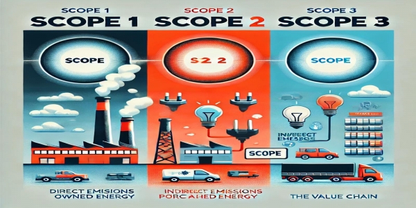 DIFERENCIAS ENTRE LAS EMISIONES DE ALCANCE 1-2-3