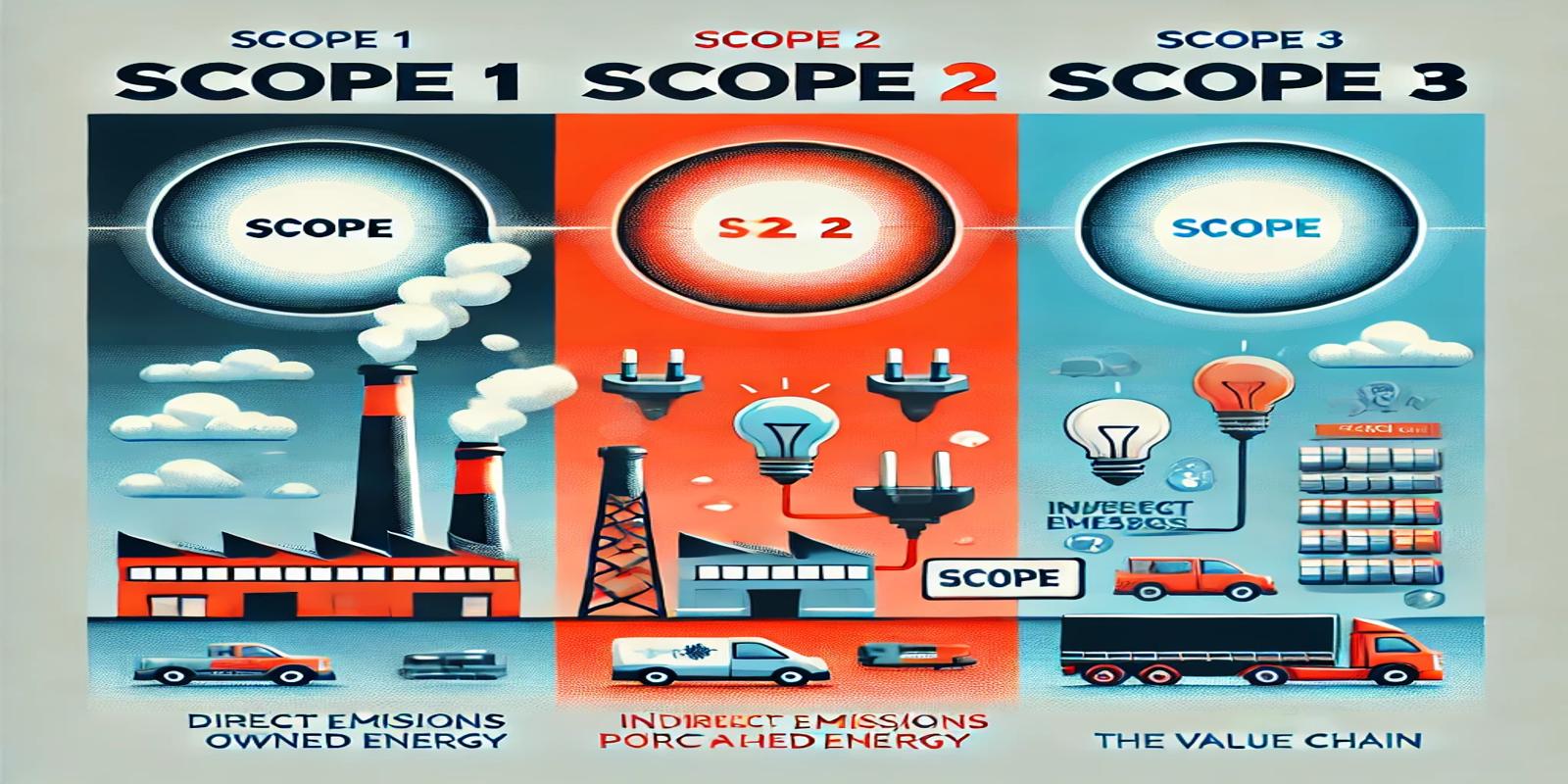 DIFERENCIAS ENTRE LAS EMISIONES DE ALCANCE 1-2-3