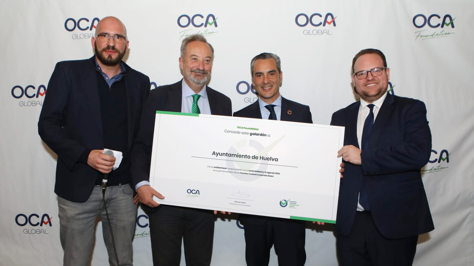 El Ayuntamiento de Huelva recibe en Fitur el premio ‘Turismo Corporate Green’